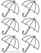 Umbrella Printable Pattern Template Coloring Popular Coloringhome sketch template