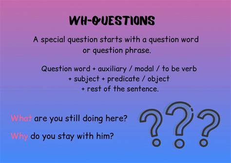 types  questions  english grammar top english grammar