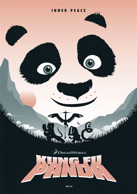 kung fu panda poster art posterspy