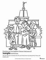 Temple Family Coloring Ordinances History Pages Lds Forever Together Families Father Drawing Visit Doing Primary Lessons Daughters Daughter Three Es sketch template