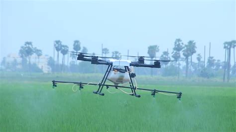indias  successful spraying drone liters spraying drone youtube