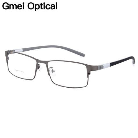 gmei optical men titanium alloy eyeglasses frame for men eyewear