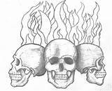 Hutch Skulls sketch template