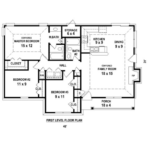 resultats de recherche dimages pour  bedroom house plan house plans   country