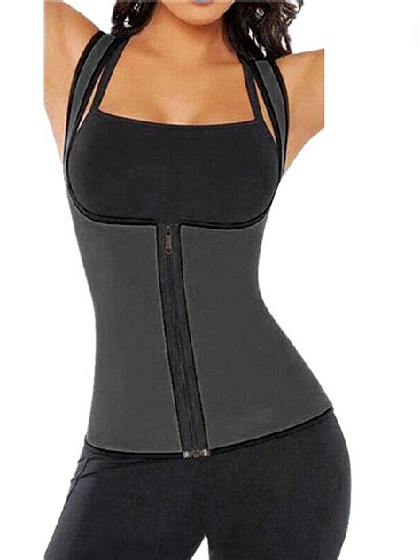 citgeett women s underbust latex corset waist trainer cincher steel