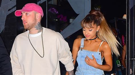 Exclusive Ariana Grande Spotted Kissing Mac Miller