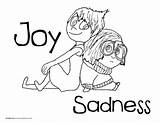 Coloring Inside Pages Joy Sadness Sheets Pixar Movie Disney Fear Characters Color Disgust Doodles Diy Fun Getcolorings Activity Parent Teacher sketch template