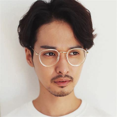 High Quality Korean Brand Designer Eyeglasses Women Tr90 Metal Mens