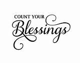 Blessings Count Coloring sketch template