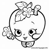 Coloring Pages Girls Shopkins Printable Cute Girly Print Girl Kids Apple Shopkin Colouring Teen Color Smile Sheets Info Season Cartoon sketch template