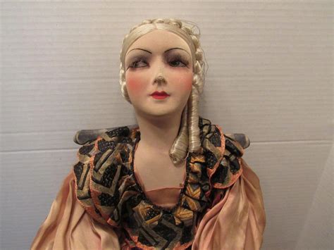 vintage stunning 1920 s boudoir doll 32 stuck on dolls ruby lane