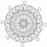Mandala Coloring Mandalas Pages Adults Color Print Adult Zen Cute Mpc Stress Anti Relax Without Word Sanskrit Harmonious Elegant Really sketch template