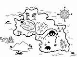 Coloring Pages Map Pirate Printable Popular sketch template