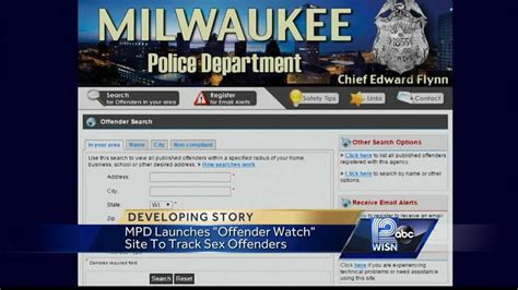 Milwaukee Police Department Launches New Sex Offender