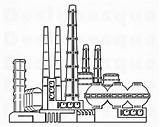Refinery Petrochemical Clip Petroleum sketch template