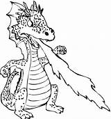 Dragon Coloring Pages Easy Bestcoloringpagesforkids Via sketch template