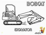 Coloring Bobcat Excavator Pages Digger Construction Yescoloring Tractors Truck Clipart Plow Snow Tractor Excavators Cat Kids Macho Print Boys Gif sketch template