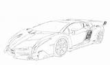 Lamborghini Veneno Drawing Sketch Paintingvalley Template Realistic Car Coloring Pages sketch template