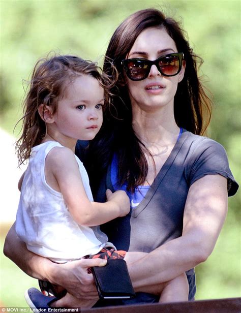 megan fox dotes over son noah on playdate at the park daily mail online