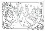 Prinsessen Prinses Verjaardag Omnilabo Tekeningen Downloaden Kleuren Schattige sketch template