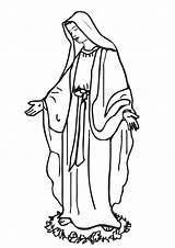 Mary Saint Drawing Mother Coloring God Coptic sketch template