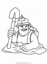 Clash Clans Minner Coloringpages101 sketch template
