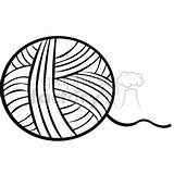 Yarn Ball Clipart Drawing Clip Crochet Vector Clipartmag Craft Coloring Royalty Cartoon Svg Skunk Stinker Little Viewed Gif sketch template