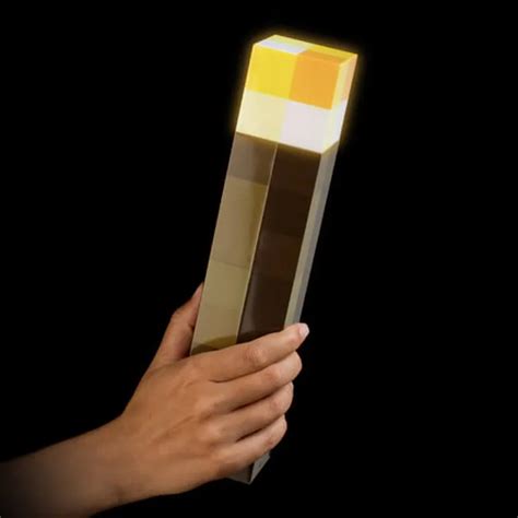 light  minecraft torch cm led minecraft light  torch hand held  wall mount high