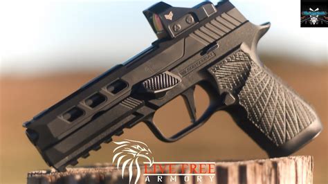 live free armory lf series slides sig sauer and glock slides youtube