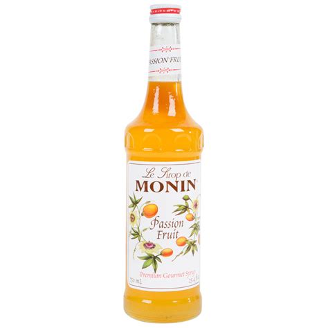 monin  ml premium passion fruit flavoring fruit syrup