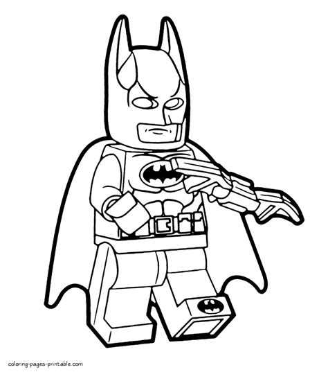awesome lego batman coloring