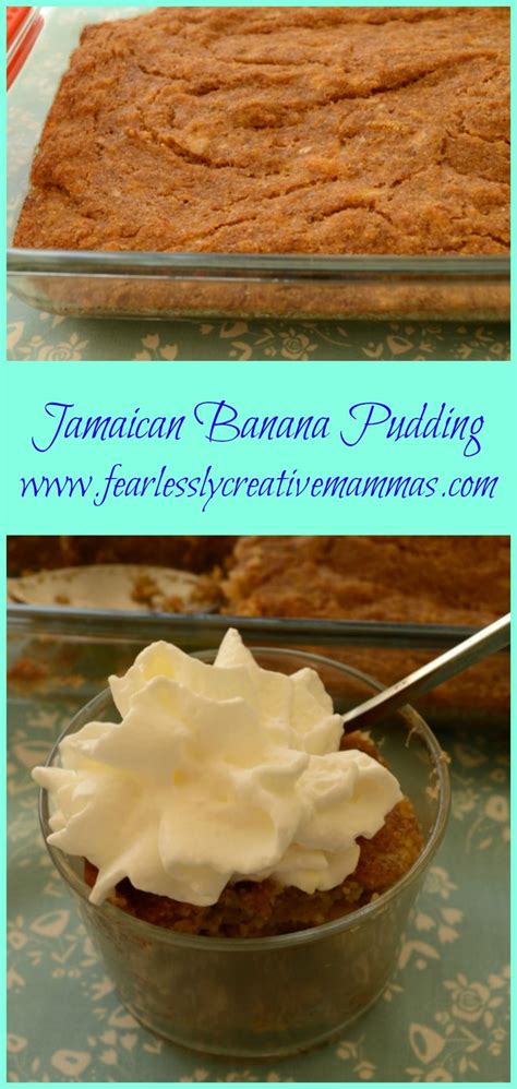 jamaican banana pudding with images jamaican desserts