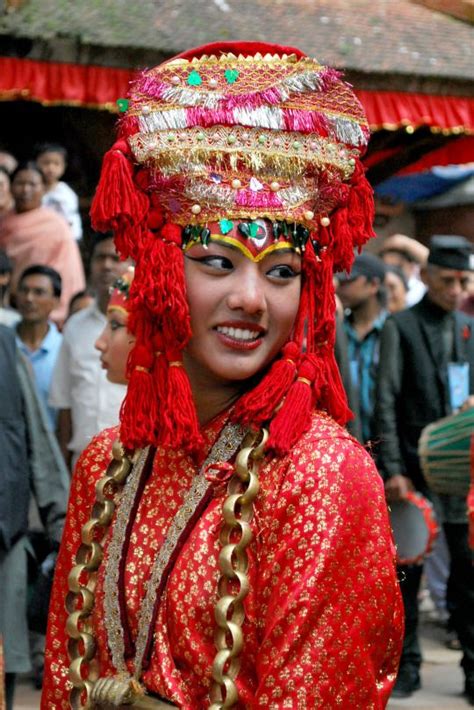 Newari Girl Dressed As A Kumari Goddess People Of The World Goddess