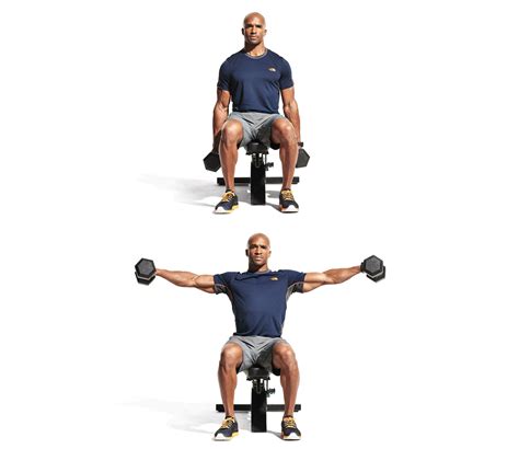seated dumbbell lateral raise video  proper form  tips
