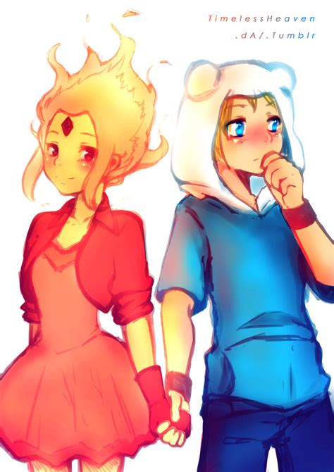 Finn X Flame Princess Phoebe Adventure Time By Timelessheaven On