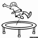 Trampoline Clipart Coloring Pages Thecolor Gif Clipartmag Clipground sketch template
