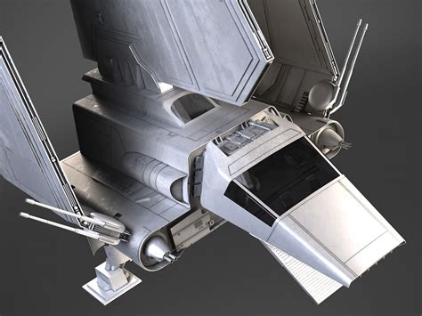 star wars lambda t4a class shuttle 3d model in fantasy spacecraft 3dexport