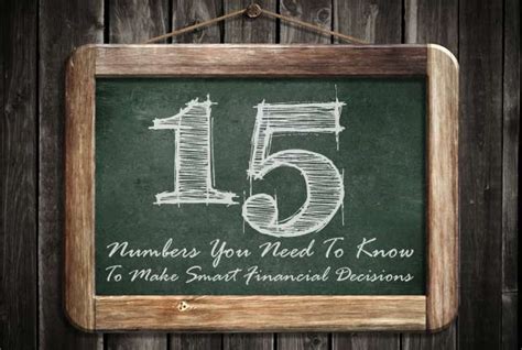 numbers       smart financial decisions