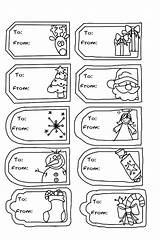 Christmas Tags Hands Cre8tive sketch template
