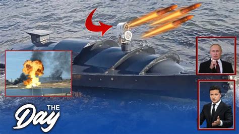 drone attack massive drone attack  black sea fleet novorossiysk harbor russia youtube