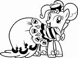 Coloring Pages Pinkie Pony Little Pie Getcolorings sketch template