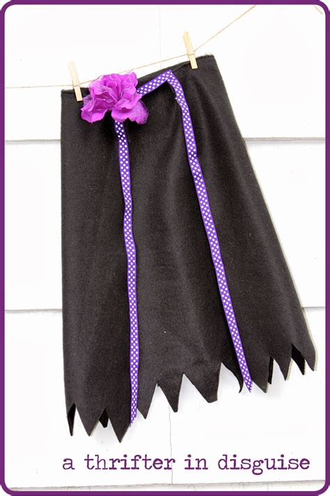 thrifter  disguise halloween witch costume part  fleece cape