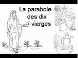 Parabole Vierges Dix sketch template