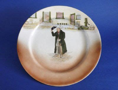 royal doulton  squeers dickens ware series  large rack plate