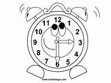 Colorare Sveglia Bambini Disegni Orologio Tuttodisegni Orologi Emozioni Ritagliare Clock Pendolo Lavoretti Marianna sketch template
