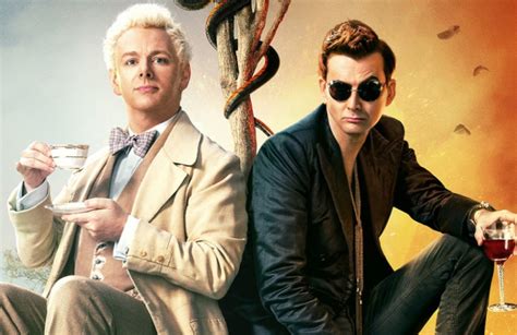 review amazons good omens   bit  entertaining