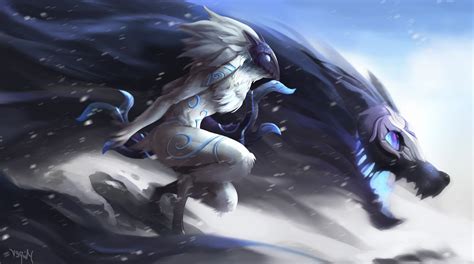 Wallpaper 3500x1950 Px Kindred League Of Legends
