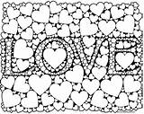 Coloring Pages Adult Heart Adults Sheet Print Colouring Sheets Printable Color Donteatthepaste Hearts Mandalas Transparent Mosaic Everyone Quotes Version Dots sketch template