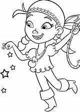 Coloring Pages Pirate Jake Girl Pirates Neverland Izzy Getcolorings Clipart Use Pixie Tinker Dust Given Bell Her Color Printable Sheet sketch template