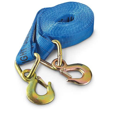 pk erickson   lb tow straps  forged snap hooks  ramps tie downs